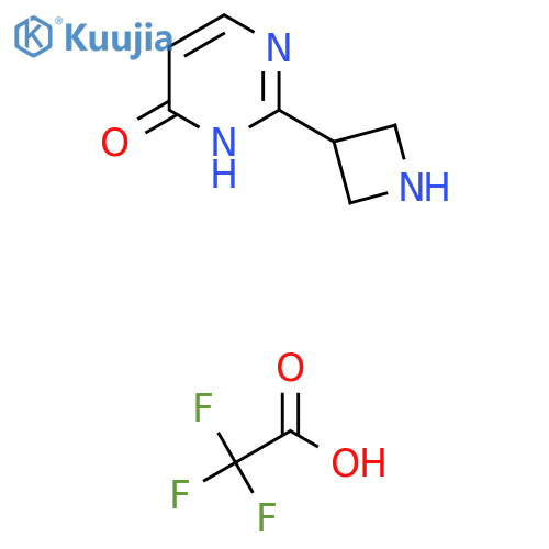 2-(azetidin-3-yl)pyrimidin-4-ol, trifluoroacetic acid structure