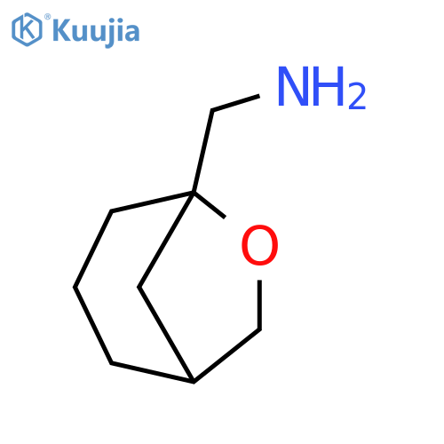{6-oxabicyclo3.2.1octan-5-yl}methanamine structure
