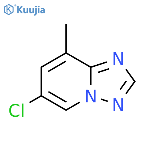 6-chloro-8-methyl-1,2,4triazolo1,5-apyridine structure