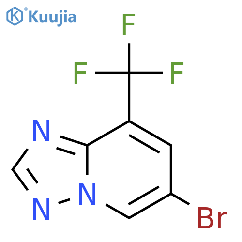 6-Bromo-8-trifluoromethyl-[1,2,4]triazolo[1,5-a]pyridine structure