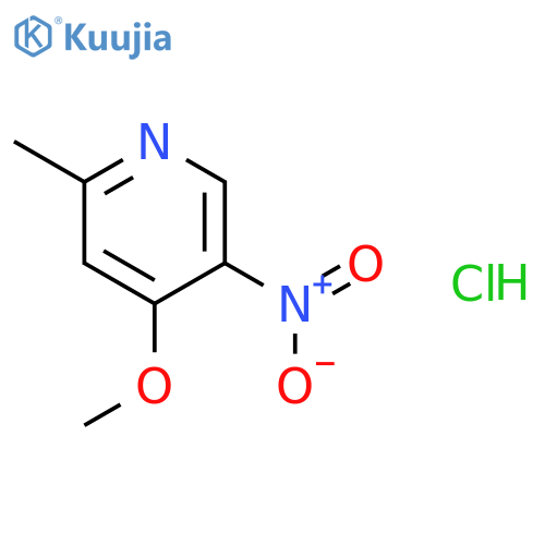 4-Methoxy-2-methyl-5-nitropyridine hydrochloride structure