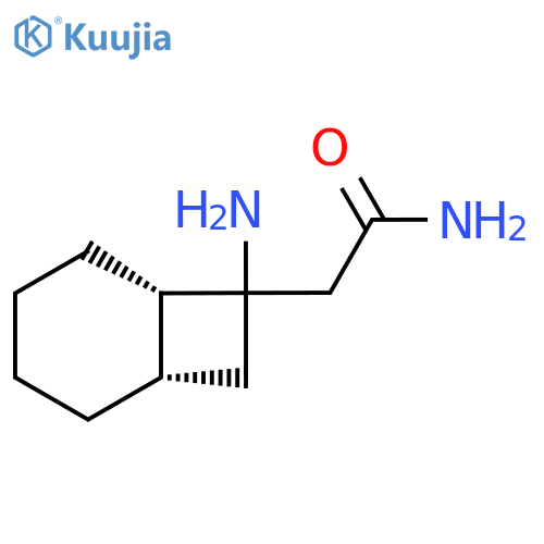 rac-2-(1R,6R)-7-aminobicyclo4.2.0octan-7-ylacetamide structure