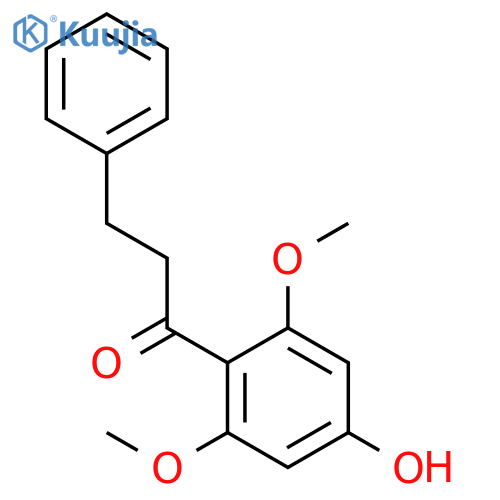 1-(4-Hydroxy-2,6-dimethoxyphenyl)-3-phenylpropan-1-one structure