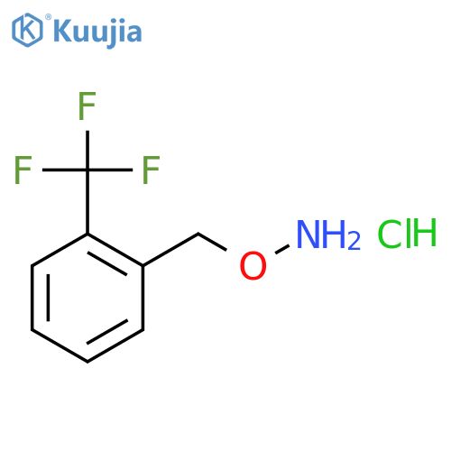 O-(2-(Trifluoromethyl)benzyl)hydroxylamine hydrochloride structure