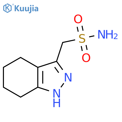 (4,5,6,7-tetrahydro-1H-indazol-3-yl)methanesulfonamide structure