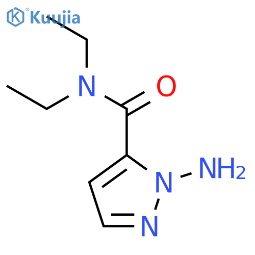 1H-Pyrazole-5-carboxamide, 1-amino-N,N-diethyl- structure