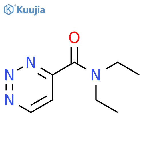 1,2,3-Triazine-4-carboxamide, N,N-diethyl- structure