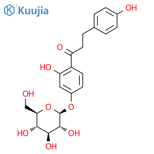 3-(4-Hydroxyphenyl)-1-[2-hydroxy-4-[(2S,3R,4S,5S,6R)-3,4,5-trihydroxy-6-(hydroxymethyl)oxan-2-yl]oxyphenyl]propan-1-one structure