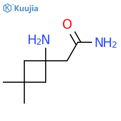 2-(1-amino-3,3-dimethylcyclobutyl)acetamide structure