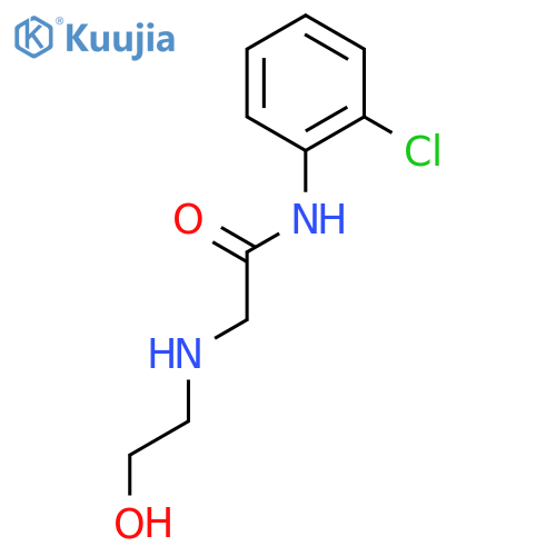 Acetamide,N-(2-chlorophenyl)-2-[(2-hydroxyethyl)amino]- structure