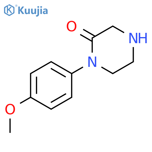 1-(4-methoxyphenyl)piperazin-2-one structure