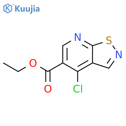 ethyl 4-chloro-[1,2]thiazolo[5,4-b]pyridine-5-carboxylate structure