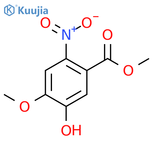 Methyl 5-hydroxy-4-methoxy-2-nitrobenzoate structure