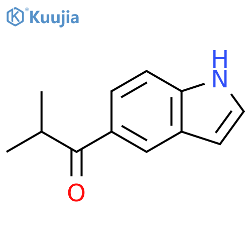 1-(1H-indol-5-yl)-2-methyl-1-Propanone structure