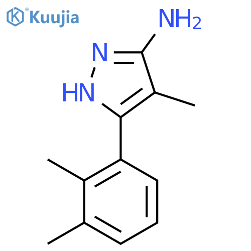 3-(2,3-Dimethylphenyl)-4-methyl-1h-pyrazol-5-amine structure