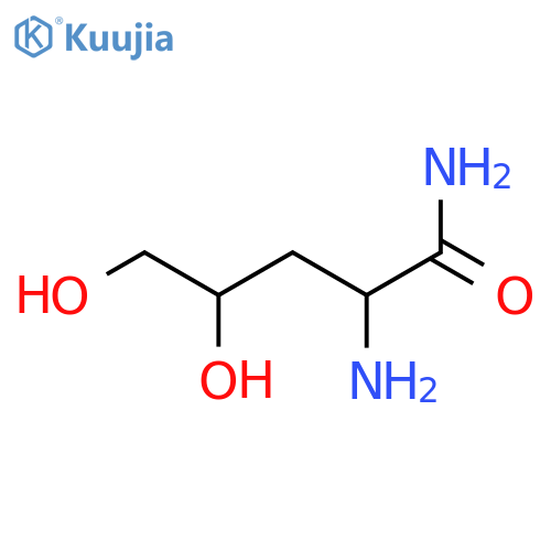 2-amino-4,5-dihydroxypentanamide structure