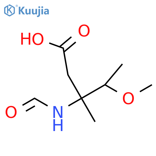 3-formamido-4-methoxy-3-methylpentanoic acid structure