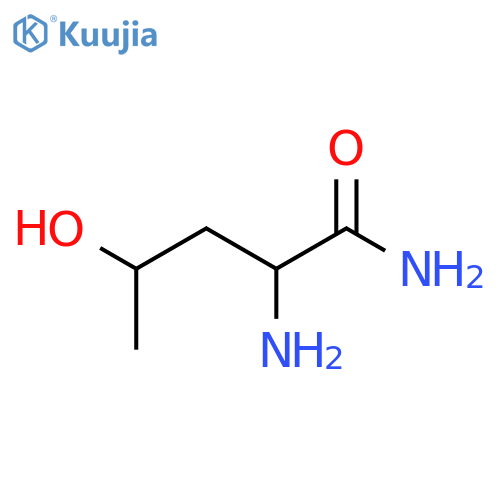 2-amino-4-hydroxypentanamide structure