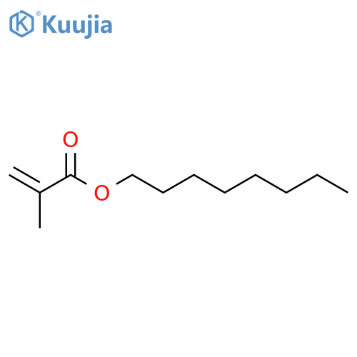 2-Propenoic acid,2-methyl-, octyl ester structure