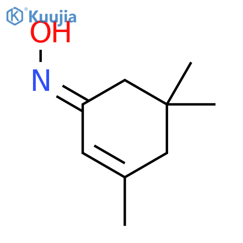 2-Cyclohexen-1-one,3,5,5-trimethyl-, oxime structure
