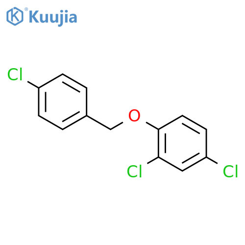 2,4-dichloro-1-[(4-chlorobenzyl)oxy]benzene structure
