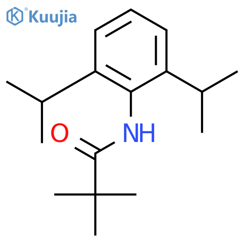 N-[2,6-bis(propan-2-yl)phenyl]-2,2-dimethylpropanamide structure