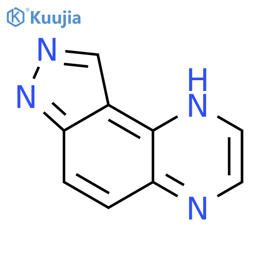 1H-Pyrazolo[4,3-f]quinoxaline(9CI) structure