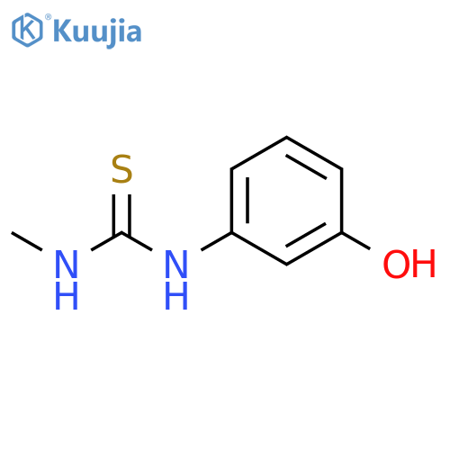 N-(3-Hydroxyphenyl)-N'-methylthiourea structure