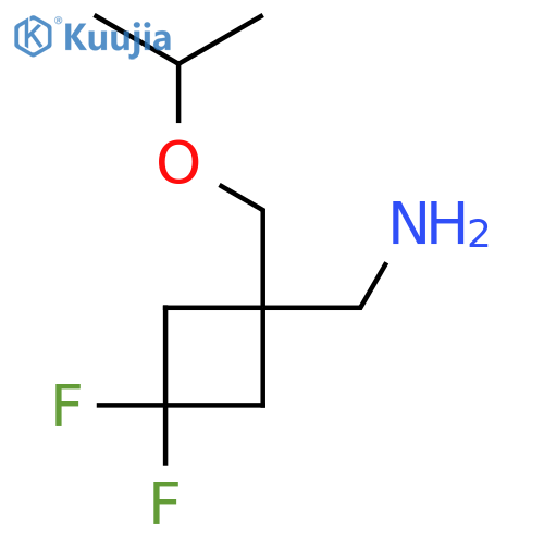 {3,3-difluoro-1-(propan-2-yloxy)methylcyclobutyl}methanamine structure