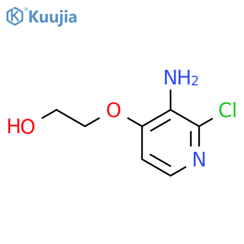 2-(3-amino-2-chloropyridin-4-yl)oxyethan-1-ol structure
