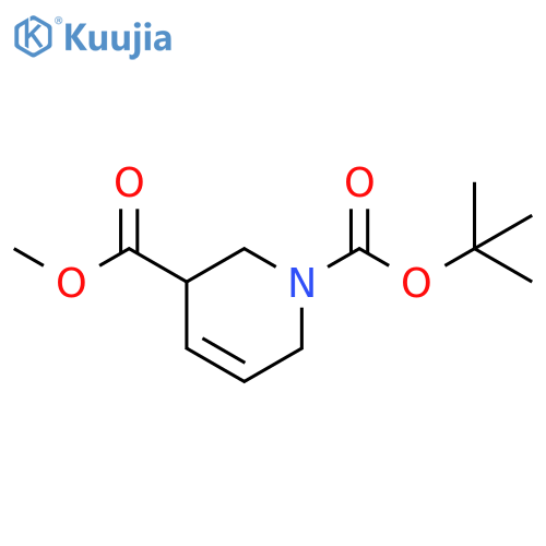 1,3(2H)-Pyridinedicarboxylic acid, 3,6-dihydro-,1-(1,1-dimethylethyl) 3-methyl ester structure