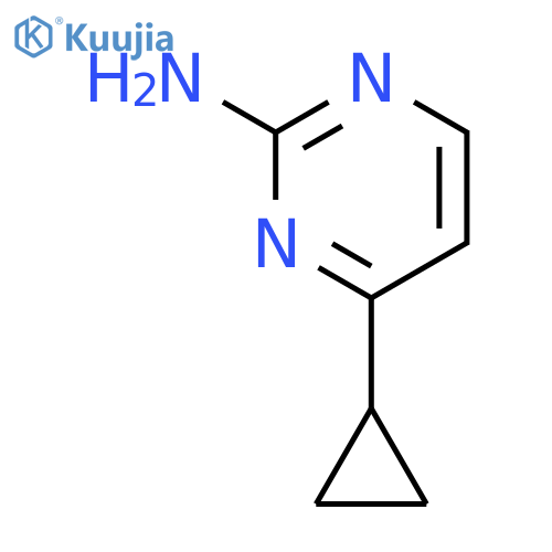 4-Cyclopropylpyrimidin-2-amine structure