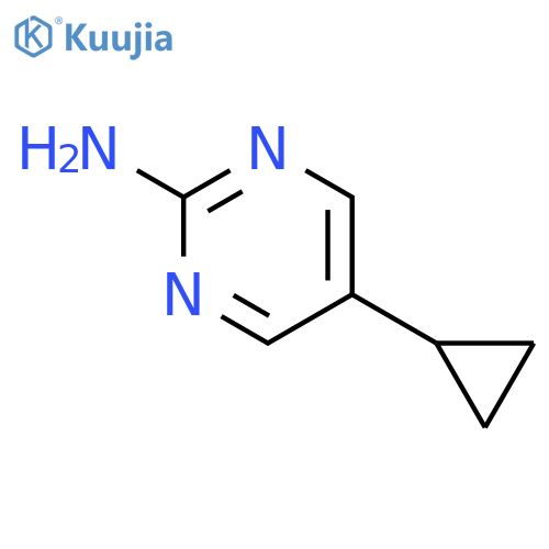 5-Cyclopropylpyrimidin-2-amine structure