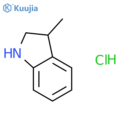 3-methyl-2,3-dihydro-1H-indole hydrochloride structure