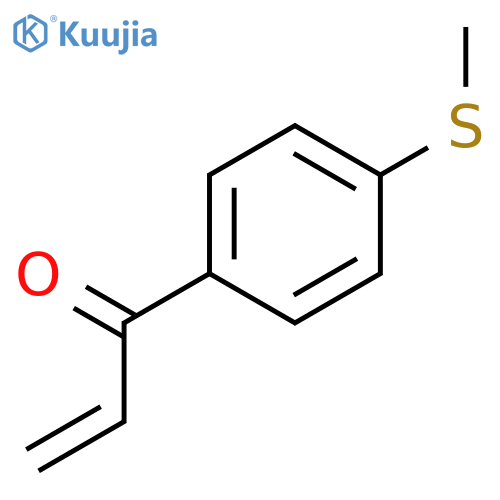 1-4-(methylsulfanyl)phenylprop-2-en-1-one structure