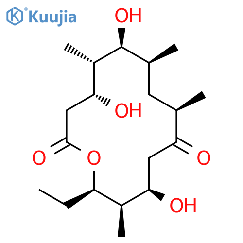 Oxacyclotetradecane-2,10-dione,14-ethyl-4,6,12-trihydroxy-5,7,9,13-tetramethyl-,(4R,5S,6S,7S,9R,12R,13R,14R)- structure