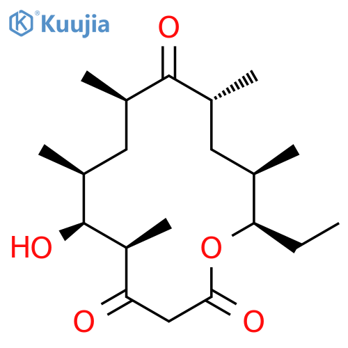 Oxacyclotetradecane-2,4,10-trione,14-ethyl-6-hydroxy-5,7,9,11,13-pentamethyl-,(5R,6S,7S,9R,11R,13R,14R)- structure