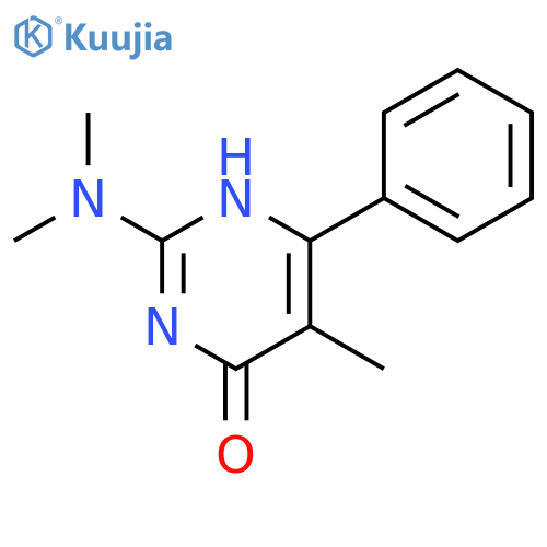 2-(dimethylamino)-5-methyl-6-phenylpyrimidin-4(1H)-one structure