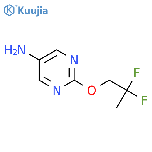 2-(2,2-difluoropropoxy)pyrimidin-5-amine structure