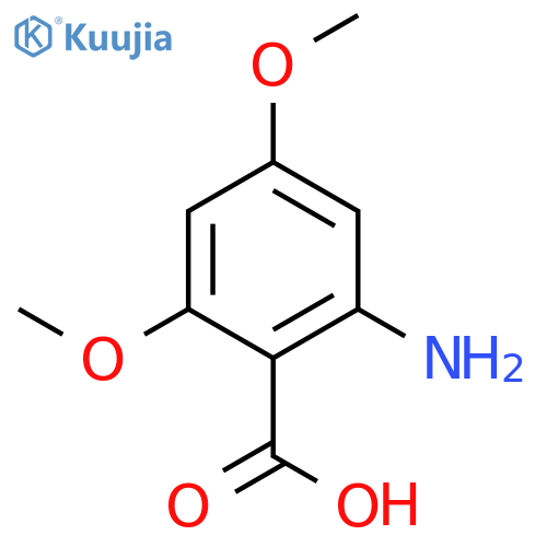 2-Amino-4,6-dimethoxybenzoic acid structure