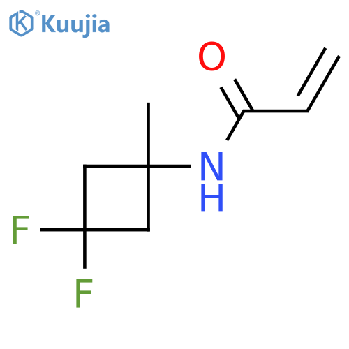 n-(3,3-Difluoro-1-methylcyclobutyl)prop-2-enamide structure