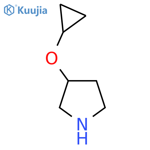 3-cyclopropoxypyrrolidine structure
