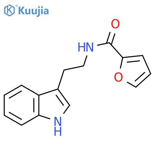 N-[2-(1H-indol-3-yl)ethyl]furan-2-carboxamide structure