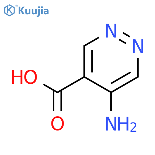 5-Amino-pyridazine-4-carboxylic acid structure