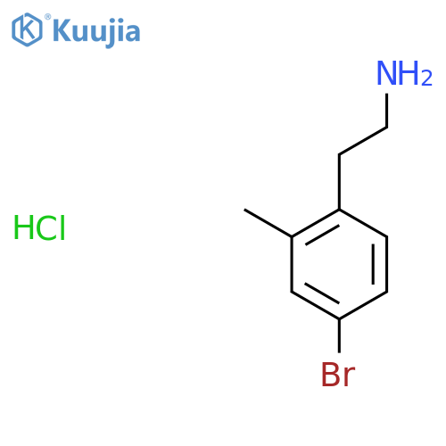 2-(4-Bromo-2-methylphenyl)ethanamine hydrochloride structure