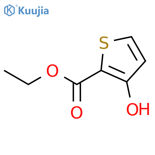 Ethyl 3-hydroxythiophene-2-carboxylate structure