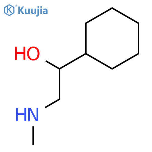 1-cyclohexyl-2-(methylamino)ethan-1-ol structure