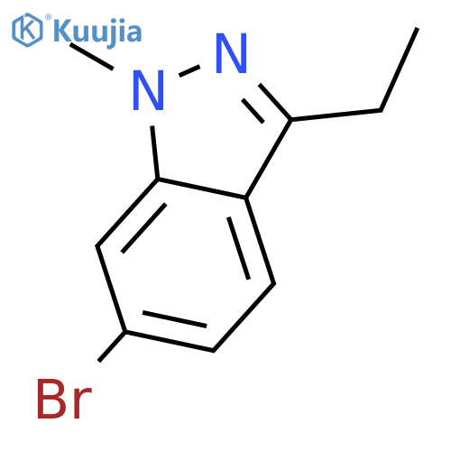 6-bromo-3-ethyl-1-methylindazole structure