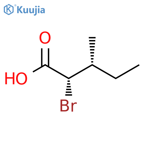 (2S,3R)-2-Bromo-3-methylpentanoic acid structure