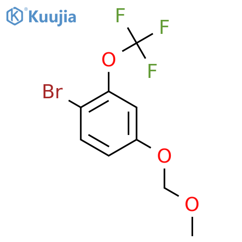 1-Bromo-4-(methoxymethoxy)-2-(trifluoromethoxy)benzene structure